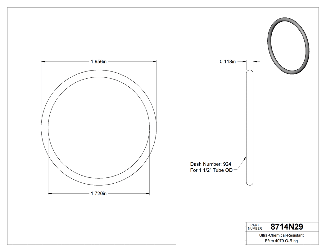 Technical drawing - 8714N29